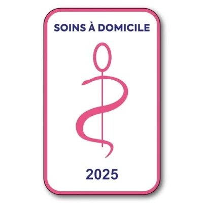 Image de SIGNAL SAFETY Autocollant Sticker Vignette Caducée 2024 pour Pare Brise en Vitrophanie V6 Soins à Domicile