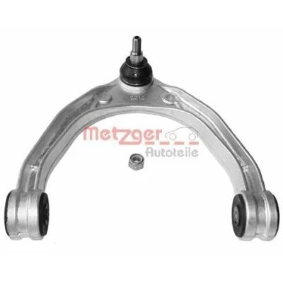 Image de METZGER 58013908 Bras de suspension KIT + avec rotule suspension, support en caoutchouc Essieu avant, supérieur barre oscillant transversal