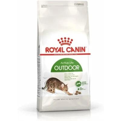 Image de ROYAL CANIN Outdoor Pack Double 2 x 400 g Nourriture sèche pour Chats Les Adultes (de 1 à 7 Ans) Qui sortent Souvent et Font régulièrement de l&#039;exercice