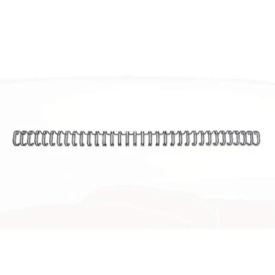 Image de GBC RG810710 Lot de 100 Peignes métalliques WireBind Noir