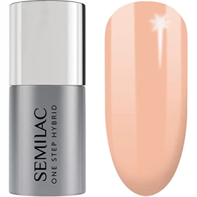 Image de Semilac UV vernis à ongles hybride One Step Hybrid 3in1 S450 Inner Warmth Peach 5 ml