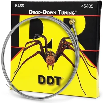 Image de DR String DDT 45 Drop Down Tuning Jeu de cordes pour guitare basse
