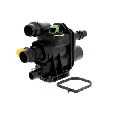 Image de VEMO V22 99 0025 Boîtier du thermostat avec joint d&#039;étanchéite capteur CITROËN: C3 II, DS3 3 portes, C4 II 5 PEUGEOT: 3008 SUV, I