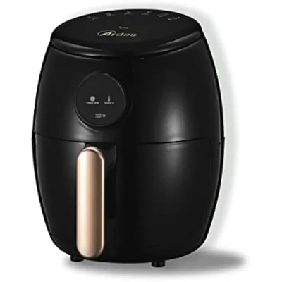 Image de ARDES AR1K32D friteuse à air chaud Capacité 2 litres Petite avec affichage numérique et minuterie 60 minutes Température maximale 200C Eldorada Mini D, Black