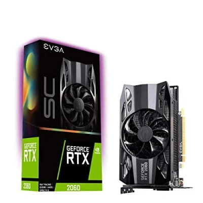 Image de EVGA 06G P4 2062 KR carte graphique NVIDIA GeForce RTX 2060 6 Go GDDR6 Neuf