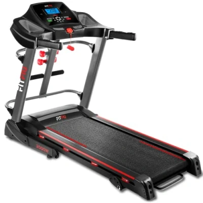 Image de FITFIU Fitness MC 400 Tapis de Course Pliable jusqu&#039;à 20km/h, Moteur 2000W, Inclinaison Manuelle, connectivité APP avec Kinomap, Pliage Vertical hydraulique, écran LCD et Port USB Accessoires