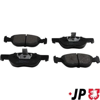 Image de JP GROUP 3363602410 Jeu de plaquettes frein Essieu avant contact signal d&#039;usure exclu FIAT: Grande Punto 3/5 portes, II portes