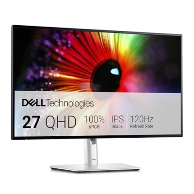 Image de Dell U2724D UltraSharp 27&quot; QHD (2560x1440) Écran PC, 120Hz, IPS Black, 5ms, 98% DCI P3, 2X USB C, DisplayPort, HDMI, 3X USB, Garantie 3 Ans, Argent