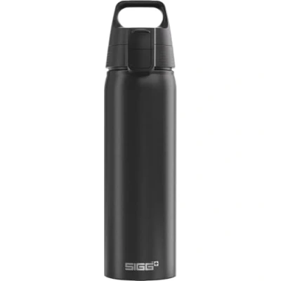Image de SIGG Gourde Aluminium WMB One Noir Certifiée Neutre En CO2 Convient Aux Boissons Gazeuses Étanche &amp; Légère Sans BPA 0.75L