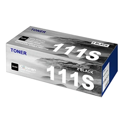 Image de Coloran D111S D111L Lot de 2 cartouches toner rechange pour Samsung MLT compatibles avec Xpress M2020 M2020W M2021 M2021W M2022 M2022W M2026 M2026W M2070 M2000 70W M2