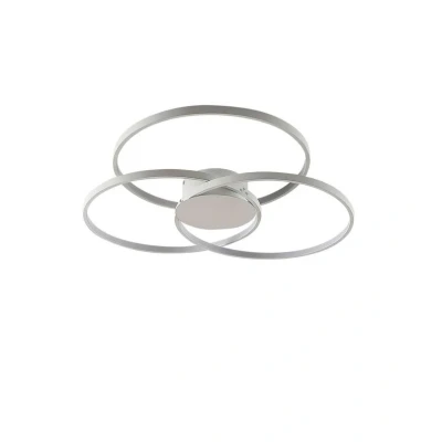 Image de Lindby Riley Plafonnier LED à intensité variable, blanc