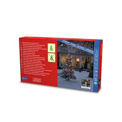 Image de Konstsmide Christmas Guirlande LED Topbirnen IP44 ambre à 25 lampes