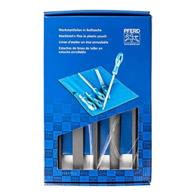 Image de PFERD TOOLS 11801541 SET de limes datelier Hieb 1 dans un sac à roulettes en PVC avec carton demballage Longueur 250 mm pc(s)