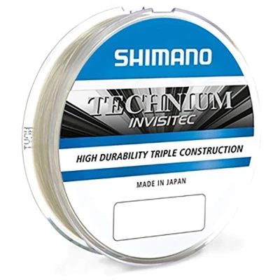 Image de SHIMANO Nylon Technium Invisitec Low Visible Grey 5000m D.0,28mm R.7,7Kg TECINV28BLK5000