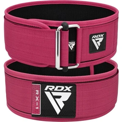 Image de Ceinture d&#039;haltérophilie pour femmes RDX 4 &quot;Support lombaire réglable Bodybuilding, entraînement fonctionnel de dynamophilie