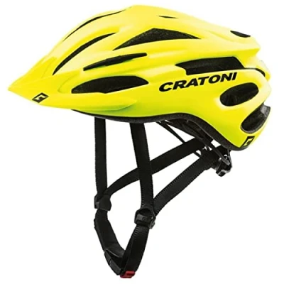 Image de CRATONI Casque Pacer VTT Jaune NÉON Mat Taille S/M 54 59 Material de Velo Unisex Adult