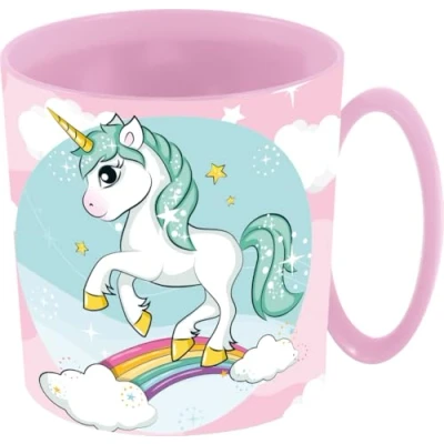 Image de ALMACENESADAN, 5074 Tasse lavable au micro ondes, capacité 265 ml, produit réutilisable ; (Licorne390)