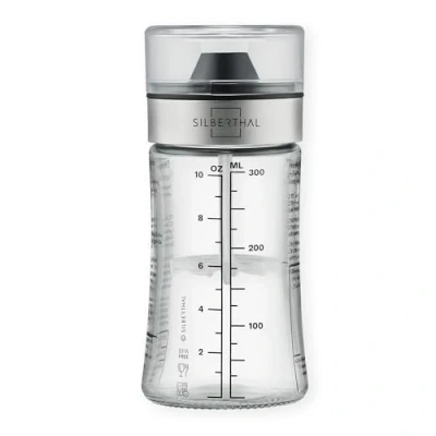 Image de SILBERTHAL Shaker Vinaigrette en Verre Gradué 350 ML avec 4 Recettes Et Couvercle Bouteille À Sauce Salade Mélangeur Assaisonnement Réutilisable Pique Nique Barbecue sans Goutte