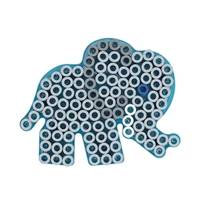 Image de HAMA Plaque Eléphant transparente Pour perles à repasser taille MAXI Loisirs créatifs dès 3 ans