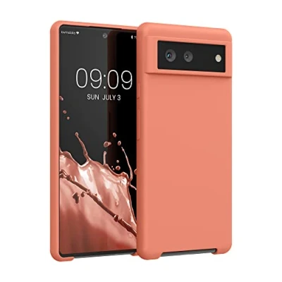 Image de kwmobile Housse Compatible avec Google Pixel 6 Coque de téléphone Protection Souple en TPU Silicone Soft Blush