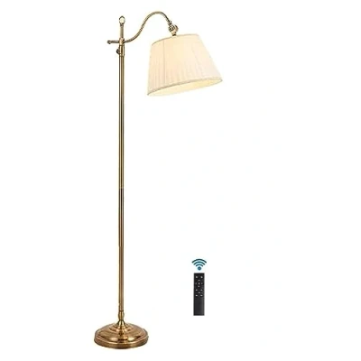 Image de ACMHNC 12W Lampadaire Dimmable, Vintage sur Pied avec Telecommande E27 Salon Liseuse pour Chambre Bureau…