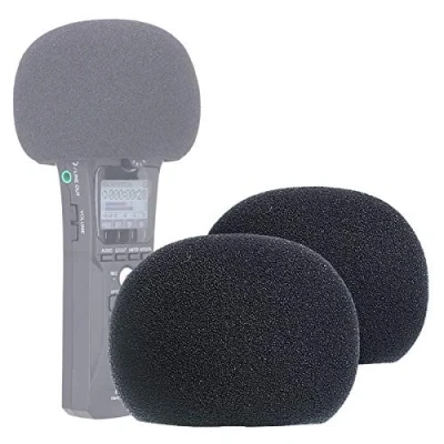 Image de YOUSHARES Filtre en Mousse pour Zoom H1n &amp; H1 Enregistreurs Portables, Bonnette Anti Vent à (2 Packs)