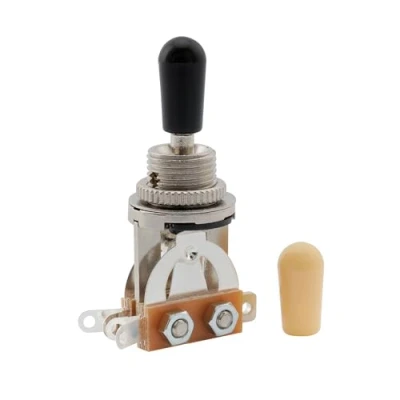 Image de Musiclily Métrique Guitare Sélecteur Toggle Switch 3 Positions pour électrique type Les Paul SG, Embout Noir