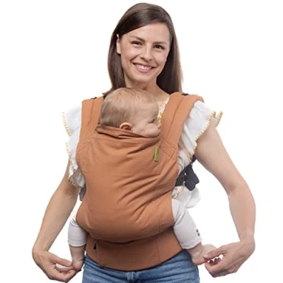 Image de Boba Sac à dos porte bébé 4GS, ergonomique et adaptable avec tissu réglable jusqu&#039;à 20 kg, 100 % coton (Organic Fox)