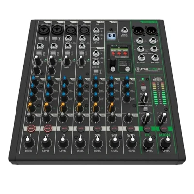Image de Mackie ProFX10v3+ Mixeur Analogique 10 Canaux avec Effets Améliorés, Modes d&#039;Enregistrement USB et Bluetooth