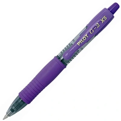 Image de Crayon Roller Pilot G 2 XS Rétractile Violet 0,4 mm (12 Unités)