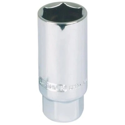 Image de KS Tools 918.3991 Douille à bougie 3/8&quot; 13/16&quot;, L.63 mm Version longue Gamme CHROMEplus En Chrome Vanadium Finition chromée