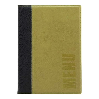 Image de Securit Protège menu Simili cuir de la Gamme Tendance A5, 1 Double Insert Inclus (présente 4 Pages A5)