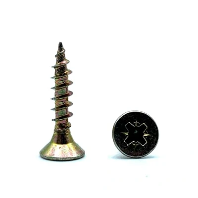 Image de DOJA Barcelona Vis a Bois Tete Fraisee 100 cruciforme 5x40 mms+Embout PZ2 d&#039;Assemblage pour aggloméré à Autotaraudeuses Autoperceuses