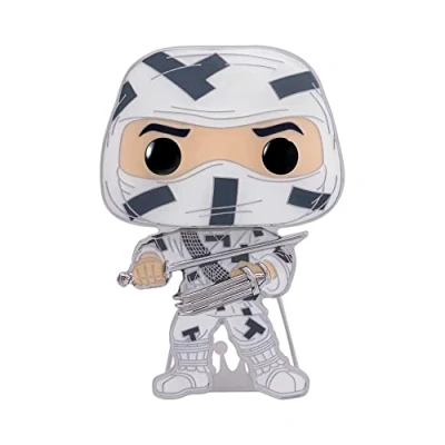 Image de Loungefly Pop! Large Enamel Pin GI Joe: Snake Eyes G.I. Joe en Émail Broche Fantaisie Mignonne à Collectionner pour Les Sacs Dos et Idée de Cadeau TV Fans
