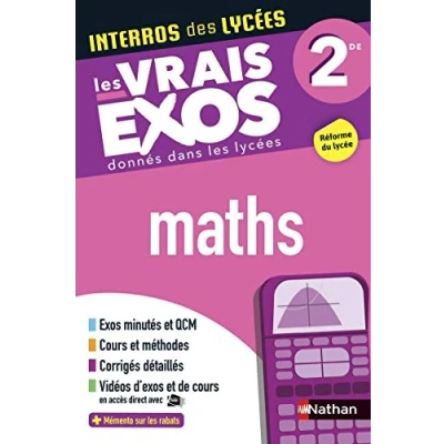 Image de Interros des Lycées Maths 2de Les vrais exos Nouveau Bac Livre d’occasion Correct