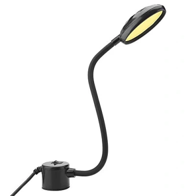 Image de Hilitand 8W COB Couture Lampe de Machine à Coudre Col Cygne avec Base Magnétique Réglable(EU Plug)