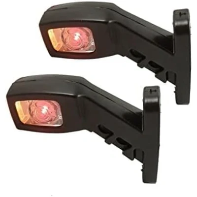 Image de 2 x LED Feux Gabarit Position Feu Lateral Rouge Blanc Jaune 12v 24v Remolque Camion Camionette Lampe
