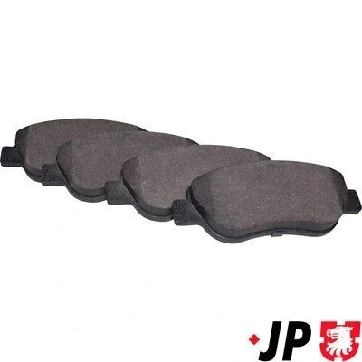Image de JP GROUP 1563604210 Jeu de plaquettes frein Essieu avant contact signal d&#039;usure inclus FIAT: 500 3 portes, C Cabriolet, FORD: KA portes
