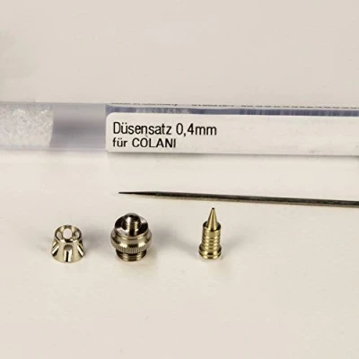 Image de Kit complet buse, aiguille et embout 0,4 mm pour aerographe Colani