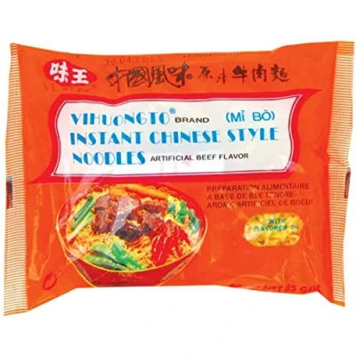 Image de Ve Wong Soupe chinoises au boeuf, nouilles boeuf 85g (Pack de 15 sachets)
