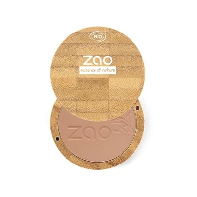Image de ZAO essence of nature Poudre compacte teint 305 Chocolat au lait 9 gr