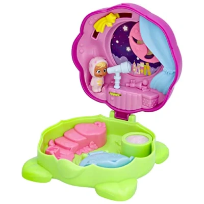 Image de CRY BABIES Little Changers Moon Capsule de Collection en Forme Fleur Comprenant Une Mini poupée, Pipette et Un Dépliant +3 Ans