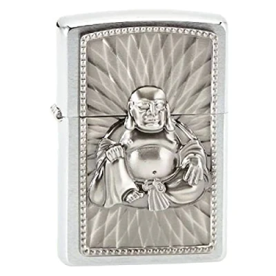 Image de Zippo Lighter Buddha with 108 Pearls