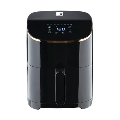 Image de BERGNER Copper Friteuse à air 4,8 litres Puissance 1300w Minuterie 30 minutes Température réglable Récipient amovible Revêtement antiadhésif sûre au toucher