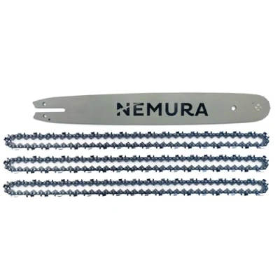 Image de Nemura Guide de 45 cm et Lot 3 Chaînes tronçonneuse Compatible avec Stihl MS250, MS250C, MS251, MS251C, 025 68 Entraîneurs Pas 325&quot; Jauge 1,6 mm Pièces Détachées Marque Française