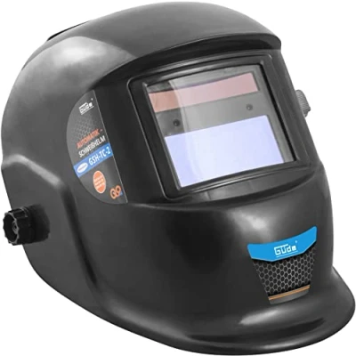 Image de Güde 16921 GSH TC 2 Casque de soudage automatique avec filtre d&#039;obscurcissement 100 x 48 mm, niveau réglable en continu DIN 9 13