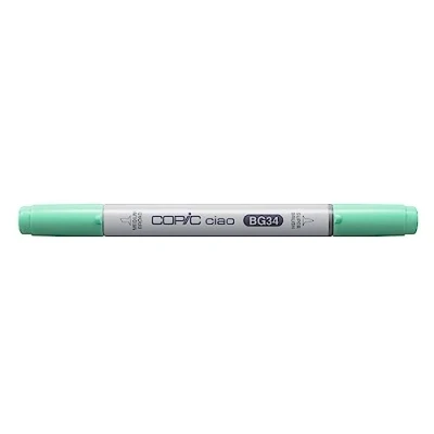 Image de COPIC Ciao BG34, Horizon Green, Twin Marker avec une pointe moyenne et brosse