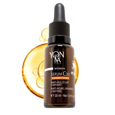 Image de Serum C20 Vitamine C Yonka 30ml Texture Huile Anti Âge, Éclat et Unifiant Illumine Réduit les Tâches 20% de Stable 99,9% d&#039;Ingrédients d&#039;Origine Naturelle
