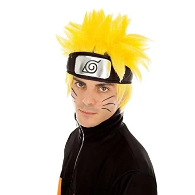 Image de Perruque Jaune Naruto Shippuden Taille Unique