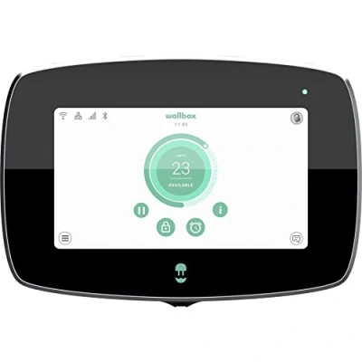 Image de Wallbox CMX2 0 2 4 K 002 Commander Noir 22kW, Type 2, 5m c√¢ble + 4G